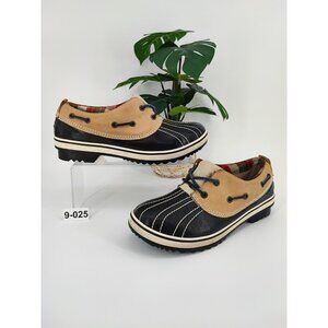 Sorel Women's Tivoli Low II Black/Brown Shoes Size 9 US